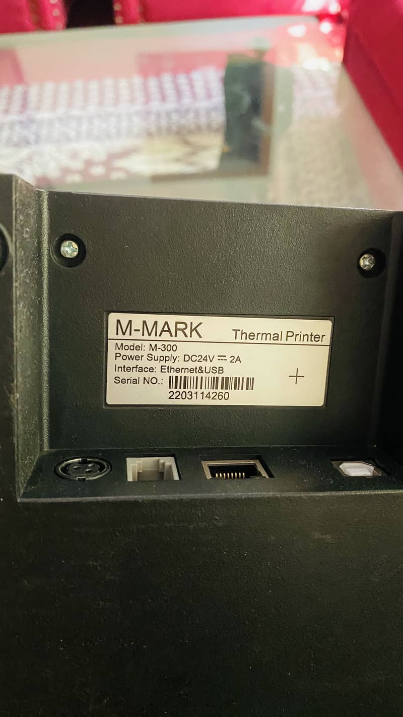 Thermal printer with barcode scanner 3
