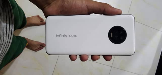 Infinix Note 7 with extra pannel