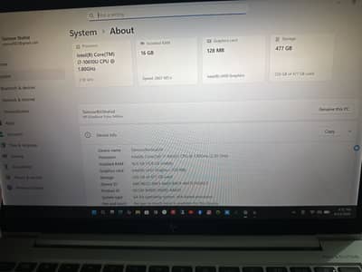 Hp EliteBook 840 G7 core i7 10th generation