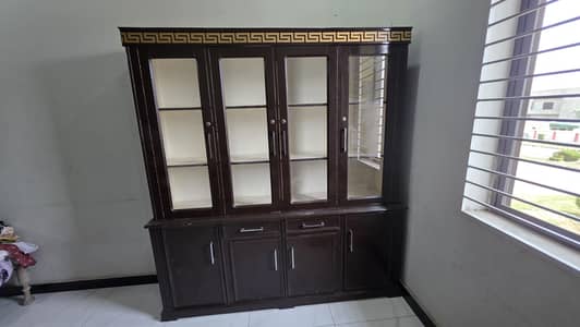 wooden new condition showcase