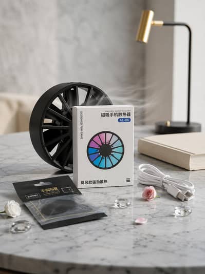 AL-06 Magnetic Mobile Cooling Gaming Fan (10/10 Brand New)