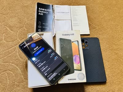 Samsung galaxy A32 with completed box 6/128