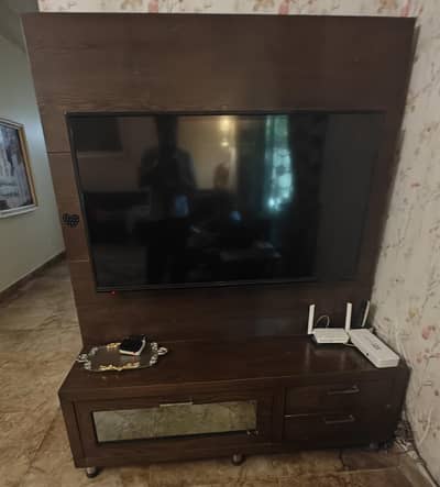 LED TV Unit + Media Wall for Sale