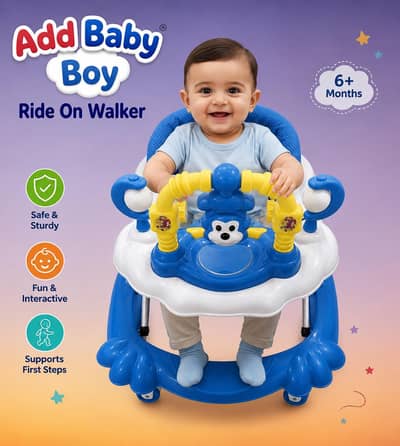 China Fitting Baby walker 12 Crystal Wheels Music with Blink Lights