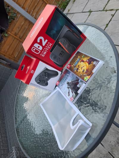 Nintendo Switch 2 Console + Pro Controller Just Like New for Sale