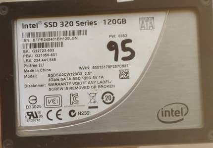 Intel 120gb SSD (320 series)