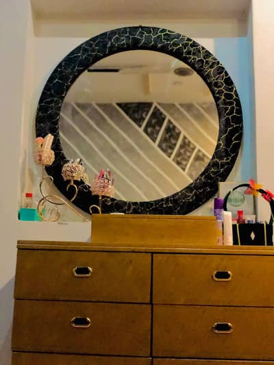 "Luxury Bedroom Set for Sale | Bed, Dressing & Wardrobe | 1 Year Used"