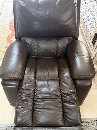 leather recliner