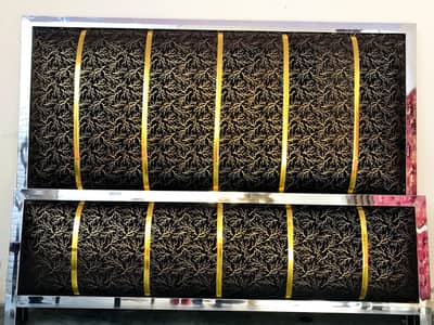 King Size Steel Bed - New 6x6 ft