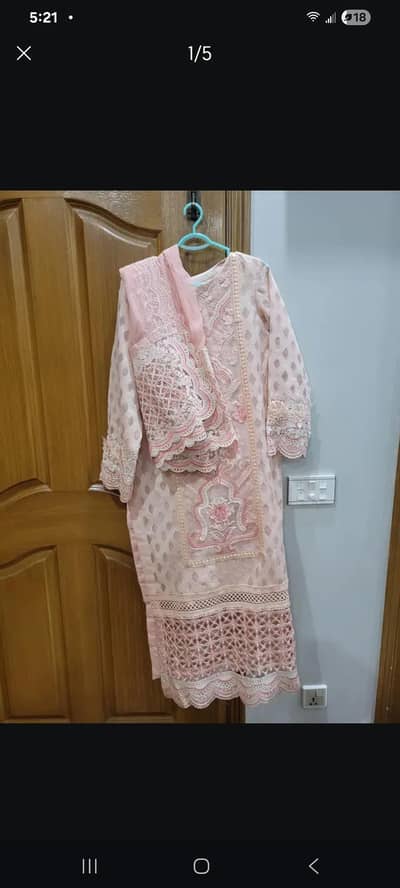 mari. b luxury 3 piece suit organza