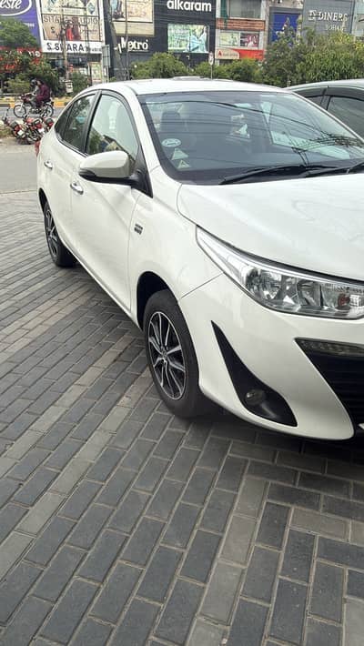 Toyota Yaris available for rent with driver
