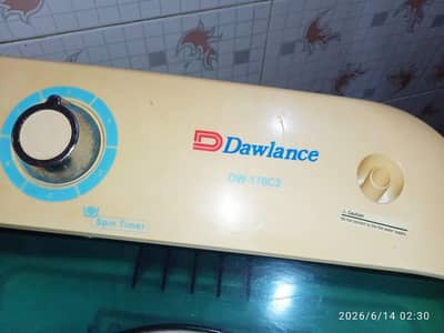 Dawlance washing machine twin tub model number DW-170C2 AIR DRYER