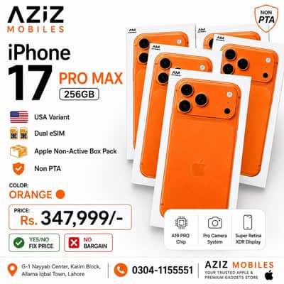 iPhone 17 Pro Max 256GB Orange