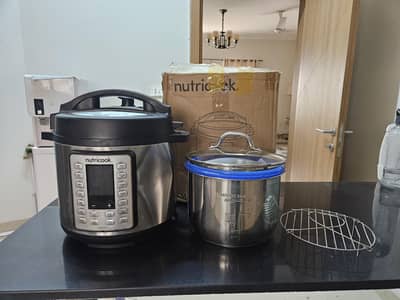 Nutricook Electric Rice Cooker & Pressure cooker (steamer, stove, boil