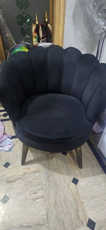 Black Coffee Chairs Set for sale in new condition