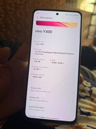Vivo Y400