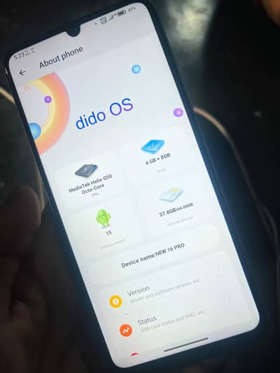 VGO TEL New 16 Pro box open new condition argently sell kr Raha Hun