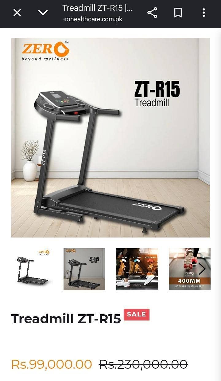 treadmill/ exercise machine / jogging machine  / zero life treadmill 0