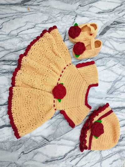 Crochet Baby frock