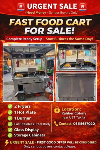 Fast food counter for sale