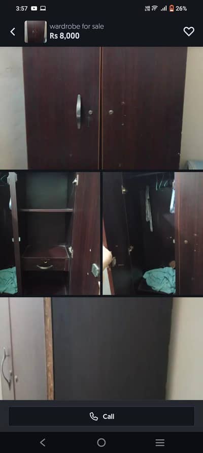 small size almari for sale