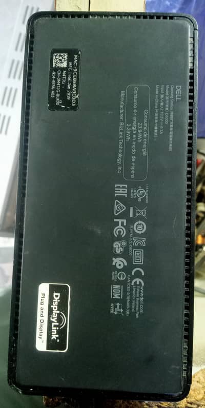 Dell D6000 docking station up and running/brand New