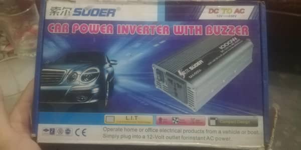 SUOER 1000W Car Power Inverter 12V to 230V | Like New