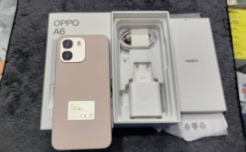 OPPO A6 8/256 full warranty just box open pack accessories