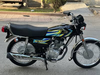 HONDA CG 125 APPLIED FOR ZERO METER CONDITION
