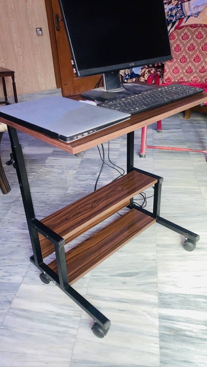 Adjustable and Moveable height Laptop, Computer, Gaming, Study Table 1