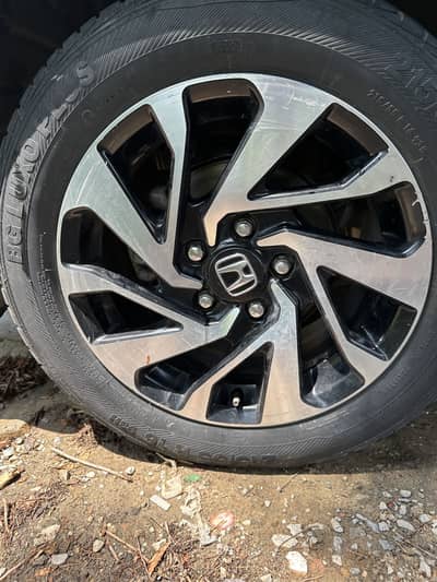 Civic Ex Alloy Rims with Tyres