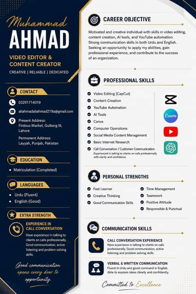 I need a job visit my cv and contact me