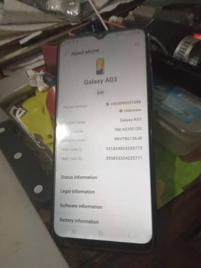Samsung galaxy A03