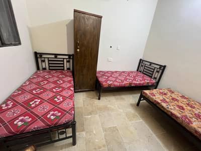 BRAND NEW BOYS HOSTEL AT MAIN SHARA E FAISAL BALOCH COLONY FLY OVER