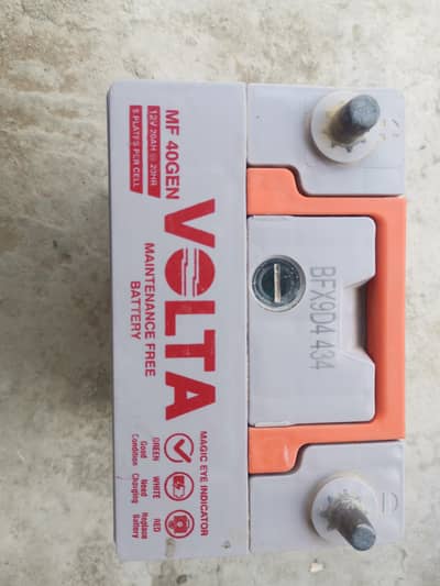 Volta battery MF 40 Gen 5 plates per cell