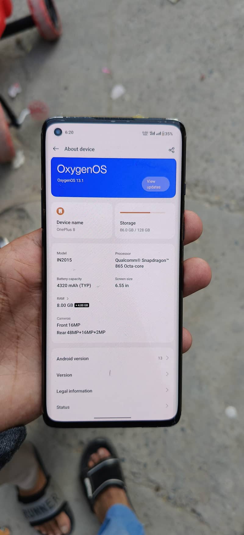 One Plus 8 0