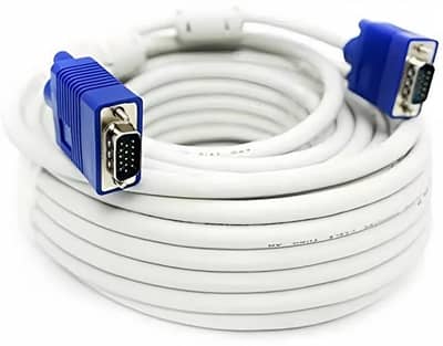 High-Quality 15 Meter VGA Cable for Projectors & LED Monitors