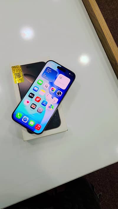 Apple iPhone 16 Pro pta approved 256gb with box