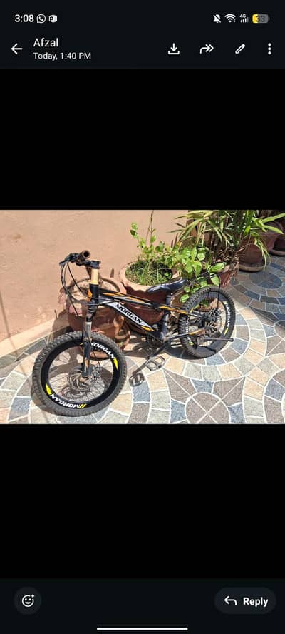 Morgan branded cycle