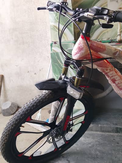 Bicycle Super Shaino imported Bicycle 26 inches 2hafty use ki hai bs.