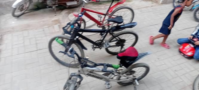 3 by cycles best condition and 3 cycles full gair