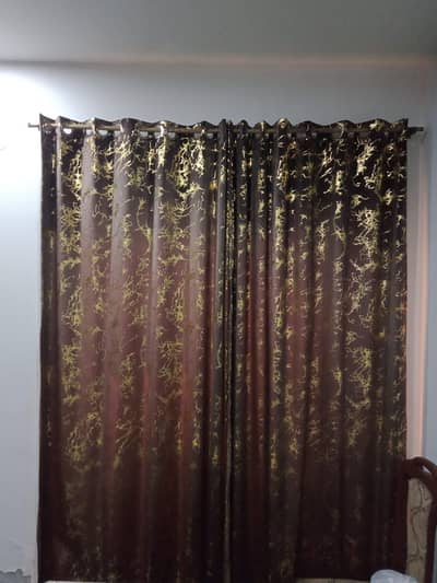 Fancy curtains double set