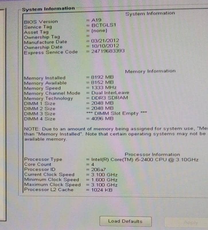 Dell optiplex 9