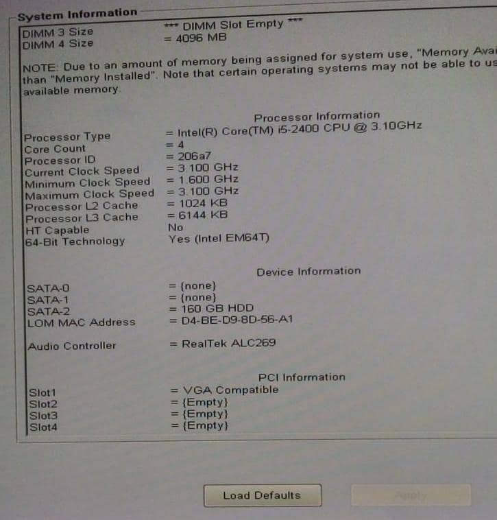 Dell optiplex 10