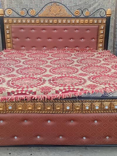 double bed with mattress for sale karna hai