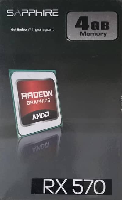 AMD Sapphire Graphics Card Rx 570 4GB (Used)