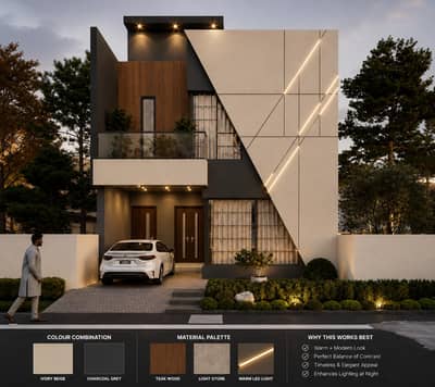 05 Marla Red Structure House for Sale In Hot Location Park View City Crystal Block
