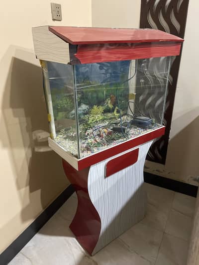 Fish Aquarium with stand for sale
