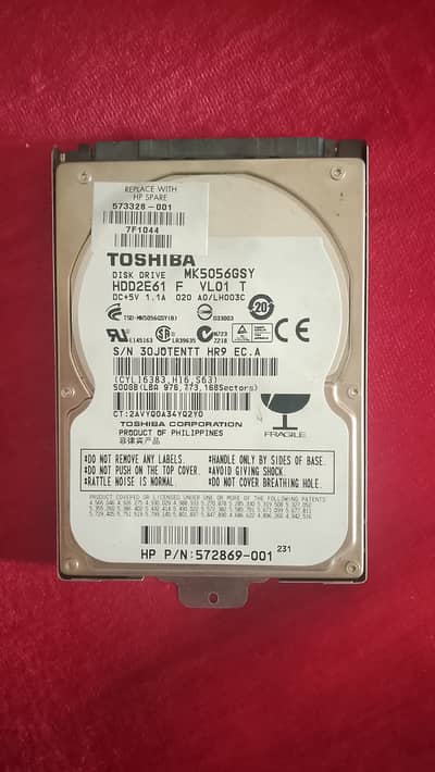 Hard disk and ram for sale