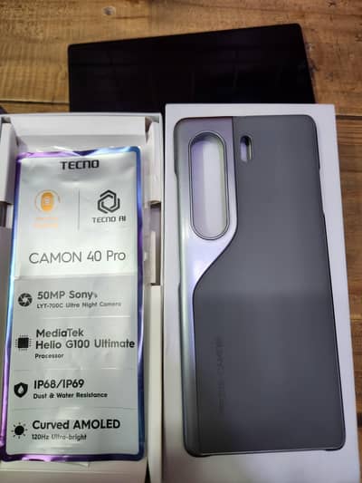 Tecno CAMON 40 Pro 5 month warranty complete sman